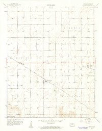 Hickok Kansas Historical topographic map, 1:24000 scale, 7.5 X 7.5 Minute, Year 1959