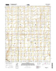 Hickok SE Kansas Current topographic map, 1:24000 scale, 7.5 X 7.5 Minute, Year 2016