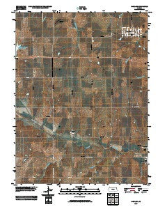 Highland Kansas Historical topographic map, 1:24000 scale, 7.5 X 7.5 Minute, Year 2009