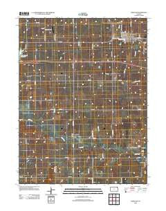 Highland Kansas Historical topographic map, 1:24000 scale, 7.5 X 7.5 Minute, Year 2012