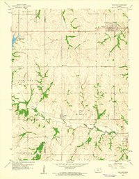Highland Kansas Historical topographic map, 1:24000 scale, 7.5 X 7.5 Minute, Year 1959