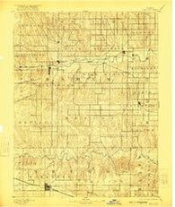 Hill City Kansas Historical topographic map, 1:125000 scale, 30 X 30 Minute, Year 1893