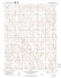 Hill City NW Kansas Historical topographic map, 1:24000 scale, 7.5 X 7.5 Minute, Year 1979