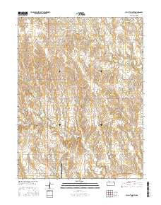 Hill City North Kansas Current topographic map, 1:24000 scale, 7.5 X 7.5 Minute, Year 2015