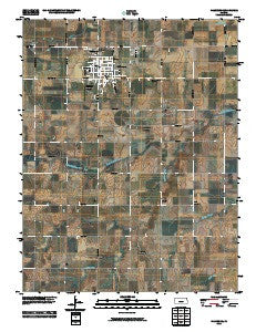 Hillsboro Kansas Historical topographic map, 1:24000 scale, 7.5 X 7.5 Minute, Year 2010