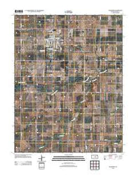 Hillsboro Kansas Historical topographic map, 1:24000 scale, 7.5 X 7.5 Minute, Year 2012
