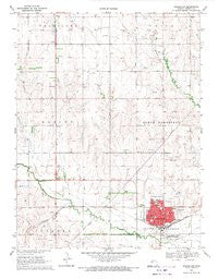 Hoisington Kansas Historical topographic map, 1:24000 scale, 7.5 X 7.5 Minute, Year 1969