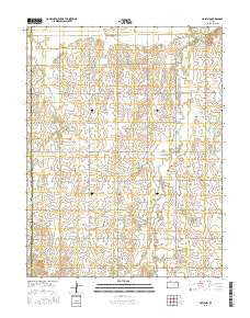 Holland Kansas Current topographic map, 1:24000 scale, 7.5 X 7.5 Minute, Year 2015