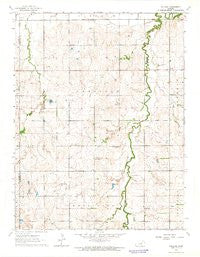 Holland Kansas Historical topographic map, 1:24000 scale, 7.5 X 7.5 Minute, Year 1963