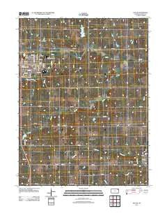 Holton Kansas Historical topographic map, 1:24000 scale, 7.5 X 7.5 Minute, Year 2012