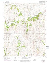 Holton SE Kansas Historical topographic map, 1:24000 scale, 7.5 X 7.5 Minute, Year 1960