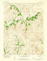 Holton SE Kansas Historical topographic map, 1:24000 scale, 7.5 X 7.5 Minute, Year 1960