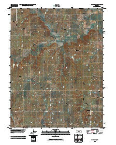 Holton SE Kansas Historical topographic map, 1:24000 scale, 7.5 X 7.5 Minute, Year 2009