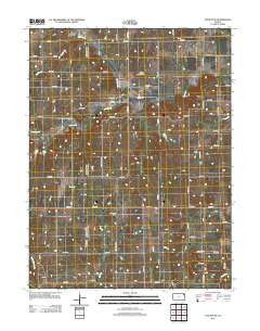 Holton SE Kansas Historical topographic map, 1:24000 scale, 7.5 X 7.5 Minute, Year 2012