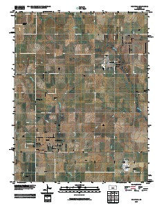 Holyrood Kansas Historical topographic map, 1:24000 scale, 7.5 X 7.5 Minute, Year 2009