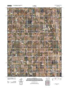 Holyrood Kansas Historical topographic map, 1:24000 scale, 7.5 X 7.5 Minute, Year 2012