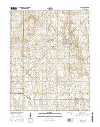 Holyrood Kansas Current topographic map, 1:24000 scale, 7.5 X 7.5 Minute, Year 2015