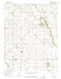 Holyrood Kansas Historical topographic map, 1:24000 scale, 7.5 X 7.5 Minute, Year 1964