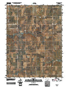 Home Kansas Historical topographic map, 1:24000 scale, 7.5 X 7.5 Minute, Year 2009