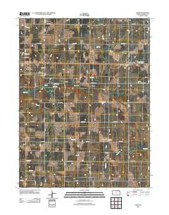 Home Kansas Historical topographic map, 1:24000 scale, 7.5 X 7.5 Minute, Year 2012