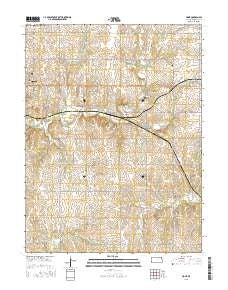 Home Kansas Current topographic map, 1:24000 scale, 7.5 X 7.5 Minute, Year 2015