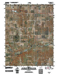 Homer Kansas Historical topographic map, 1:24000 scale, 7.5 X 7.5 Minute, Year 2010