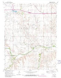 Homer Kansas Historical topographic map, 1:24000 scale, 7.5 X 7.5 Minute, Year 1961