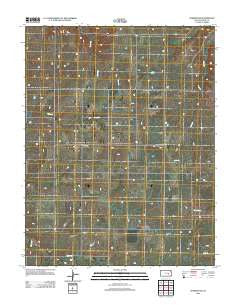 Homestead Kansas Historical topographic map, 1:24000 scale, 7.5 X 7.5 Minute, Year 2012
