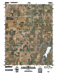 Hope Kansas Historical topographic map, 1:24000 scale, 7.5 X 7.5 Minute, Year 2009