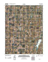 Hope Kansas Historical topographic map, 1:24000 scale, 7.5 X 7.5 Minute, Year 2012