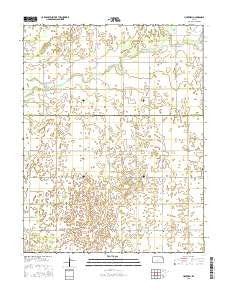 Hopewell Kansas Current topographic map, 1:24000 scale, 7.5 X 7.5 Minute, Year 2015