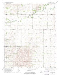 Hopewell Kansas Historical topographic map, 1:24000 scale, 7.5 X 7.5 Minute, Year 1971