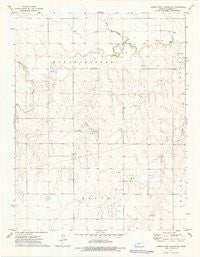 Horse Thief Canyon NE Kansas Historical topographic map, 1:24000 scale, 7.5 X 7.5 Minute, Year 1974