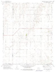 Horse Thief Canyon SW Kansas Historical topographic map, 1:24000 scale, 7.5 X 7.5 Minute, Year 1974