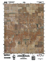 Horse Thief Canyon Kansas Historical topographic map, 1:24000 scale, 7.5 X 7.5 Minute, Year 2009