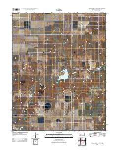 Horse Thief Canyon Kansas Historical topographic map, 1:24000 scale, 7.5 X 7.5 Minute, Year 2012