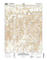 Horse Thief Canyon NE Kansas Current topographic map, 1:24000 scale, 7.5 X 7.5 Minute, Year 2015