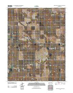 Horse Thief Canyon NW Kansas Historical topographic map, 1:24000 scale, 7.5 X 7.5 Minute, Year 2012