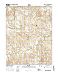 Horse Thief Canyon NW Kansas Current topographic map, 1:24000 scale, 7.5 X 7.5 Minute, Year 2015