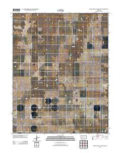 Horse Thief Canyon SW Kansas Historical topographic map, 1:24000 scale, 7.5 X 7.5 Minute, Year 2012