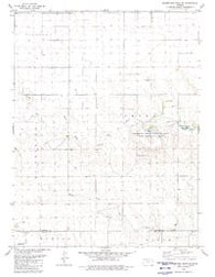 Horsethief Draw NE Kansas Historical topographic map, 1:24000 scale, 7.5 X 7.5 Minute, Year 1979
