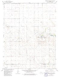 Horsethief Draw NE Kansas Historical topographic map, 1:24000 scale, 7.5 X 7.5 Minute, Year 1979