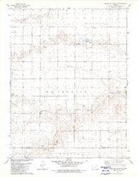 Horsethief Draw NW Kansas Historical topographic map, 1:24000 scale, 7.5 X 7.5 Minute, Year 1979
