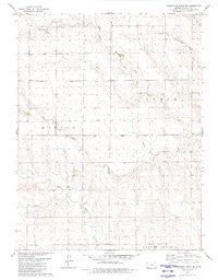 Horsethief Draw SE Kansas Historical topographic map, 1:24000 scale, 7.5 X 7.5 Minute, Year 1979
