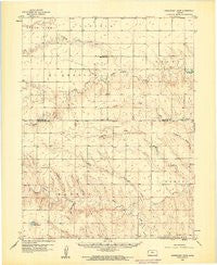 Horsethief Draw Kansas Historical topographic map, 1:62500 scale, 15 X 15 Minute, Year 1959