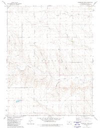 Horsethief Draw Kansas Historical topographic map, 1:24000 scale, 7.5 X 7.5 Minute, Year 1979