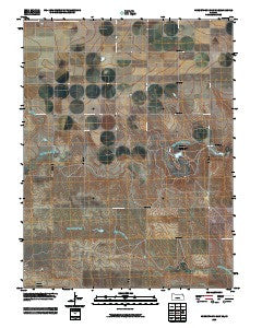 Horsethief Draw NE Kansas Historical topographic map, 1:24000 scale, 7.5 X 7.5 Minute, Year 2009