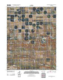 Horsethief Draw NE Kansas Historical topographic map, 1:24000 scale, 7.5 X 7.5 Minute, Year 2012