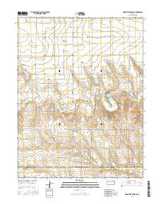 Horsethief Draw NE Kansas Current topographic map, 1:24000 scale, 7.5 X 7.5 Minute, Year 2015