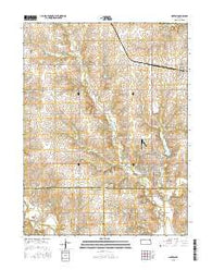 Horton Kansas Current topographic map, 1:24000 scale, 7.5 X 7.5 Minute, Year 2015
